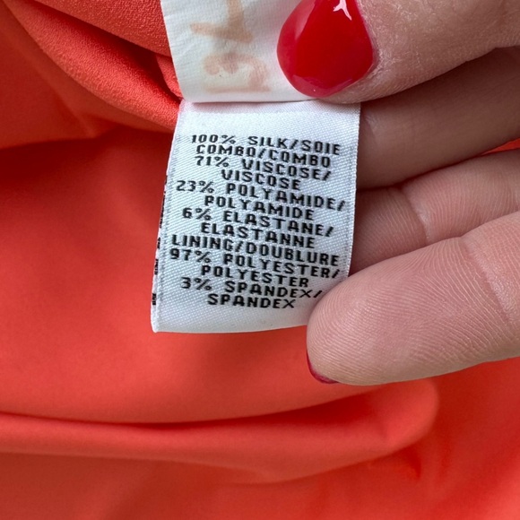 DIANE VON FURSTENBURG Asti Short Strapless 100% Silk Babydoll Dress wedding - Picture 11 of 13